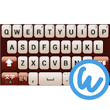Maroon keyboard image icon