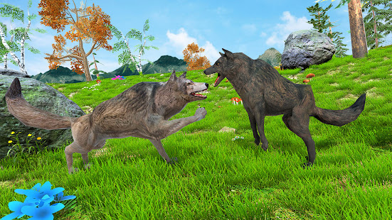 Wolf Simulator Game: The Hunting Wolf Animal Games 1.1 APK screenshots 2