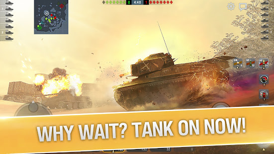 World of Tanks Blitz PVP MMO jogo de tanques 3D de graça