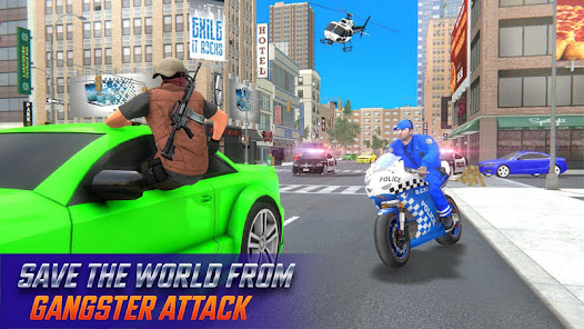 Police Bike Rider 3D-Bike Game androidhappy screenshots 2