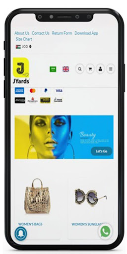Android application JYards screenshort