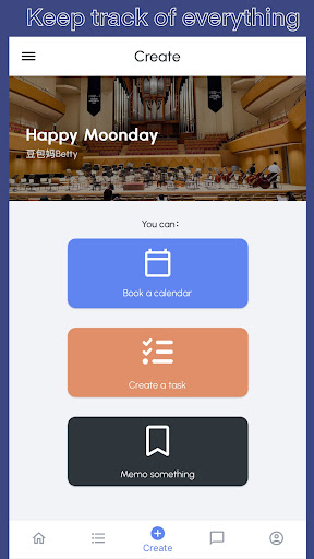 Android application Moonday screenshort