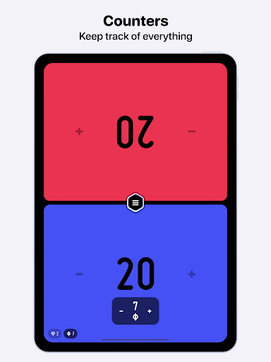 MTG Life Counter App: Lotus Screenshot