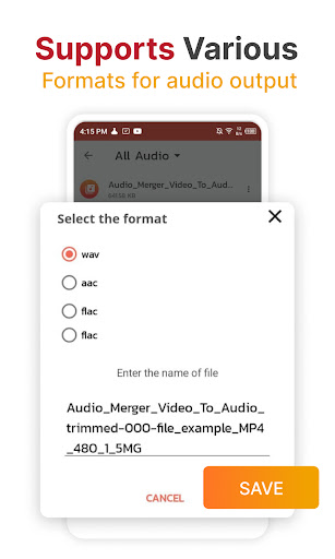 Video to mp3 Editor Screen 3