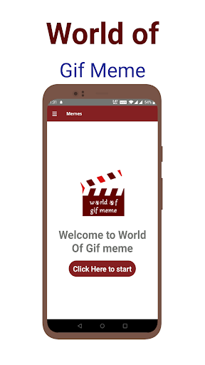 Android application World Of Gif Meme screenshort