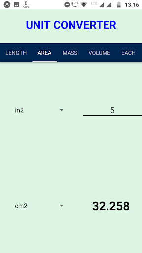 All Unit Converter Screen 2