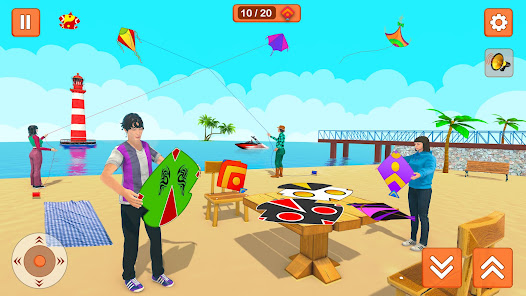 Captura de Pantalla 8 Kite Flying Sim: Kite Games android