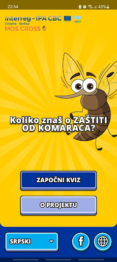 Android application MOS-Cross2 - Kviz znanja screenshort