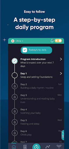 SleepWellBaby: Support & Tips Screen 3