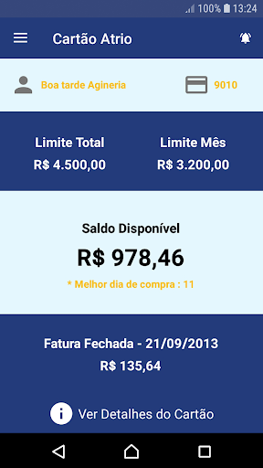 Cartão Atrio Screen 3