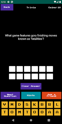 Gaming Quiz - Screenshot 1