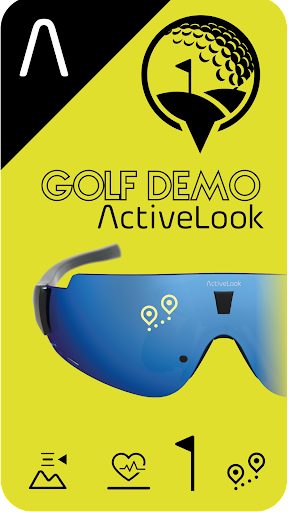Android application ActiveLook Golf Demo screenshort