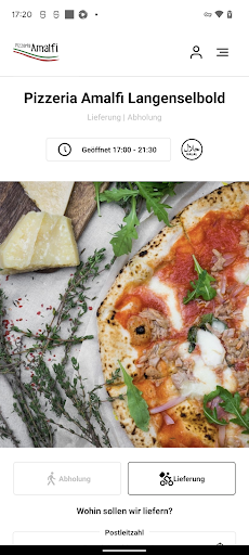 Android application Pizzeria Amalfi Langenselbold screenshort