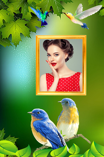 Love Bird Photo Frame Screen 2
