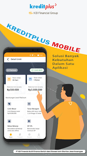Android application Kreditplus Mobile #YakinBisa screenshort