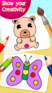 Drawing and Coloring Book Game Screenshot