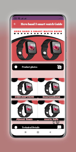 Hero band 3 smart watch Guide Screen 3
