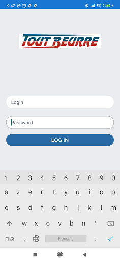 Android application Tout Beurre screenshort