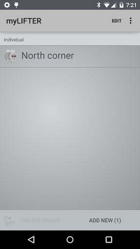 Android application myLIFTER screenshort