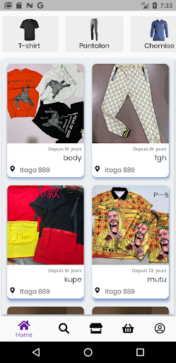 Android application Esika screenshort