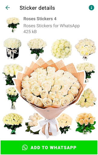Roses stickers for WhatsApp Screen 2