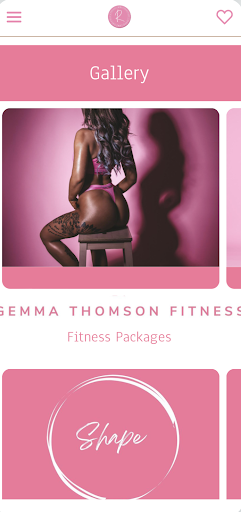 Android application Resistance GTFitness screenshort