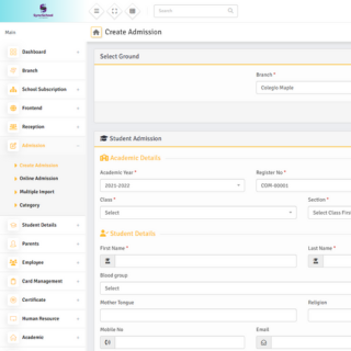 Android application SyncSchool Web screenshort