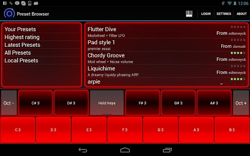 Heat Synthesizer Demo Screenshot