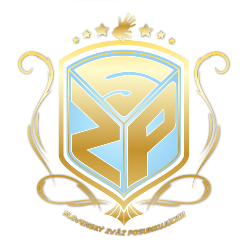 Posunkujúci logo