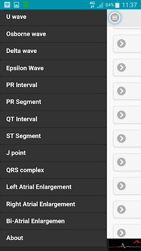 Android application ECGCardio screenshort