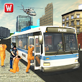 Police Bus Transporter 3D Prisoner Jail Transport icon