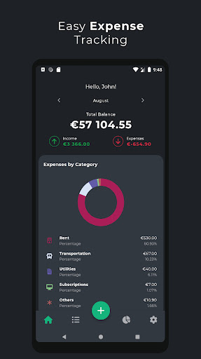 Android application Budgetaro - Expense Tracker screenshort