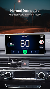 Car Dashboard Speedometer HUD