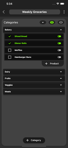Listor - Simple List Organizer Screenshot 1 - AppWisp.com
