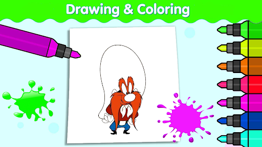 Yosemite_Sam coloring game Screen 2