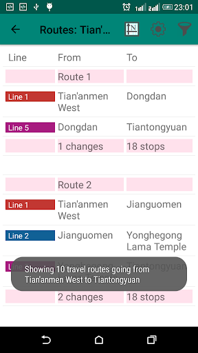 Beijing Subway Route Planner