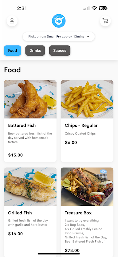 Android application Small Fry screenshort