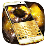 Gold Luxury Metal Keyboard Theme icon