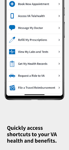 VetsApp: The App for Veterans Screen 3