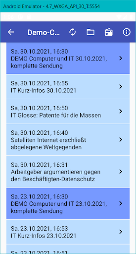 Informative Podcasts Screen 3