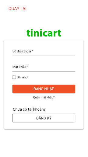 Tinicart Screen 2