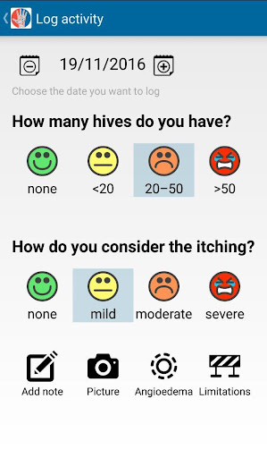 UrticariApp-Control Urticaria Screenshot 2 - AppWisp.com