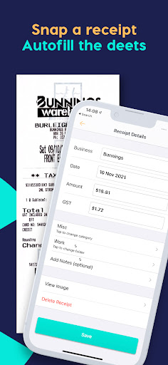 Android application Crunchr Receipt Scanner screenshort