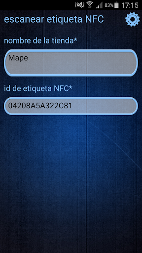 Vista previa de la aplicación