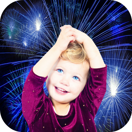 Fireworks Photo Frame  Icon