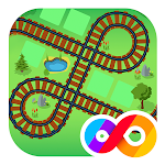 Cover Image of Baixar Gold Train FRVR - Melhor jogo de labirinto ferroviário  APK