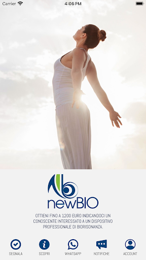 Android application NEWBIO ITALIA screenshort