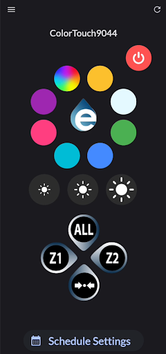 Android application Emaux Light screenshort