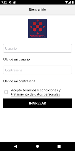 Android application App Ligas Deportivas screenshort
