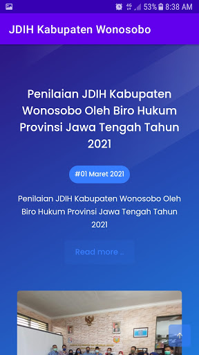 JDIH Kabupaten Wonosobo Screen 3